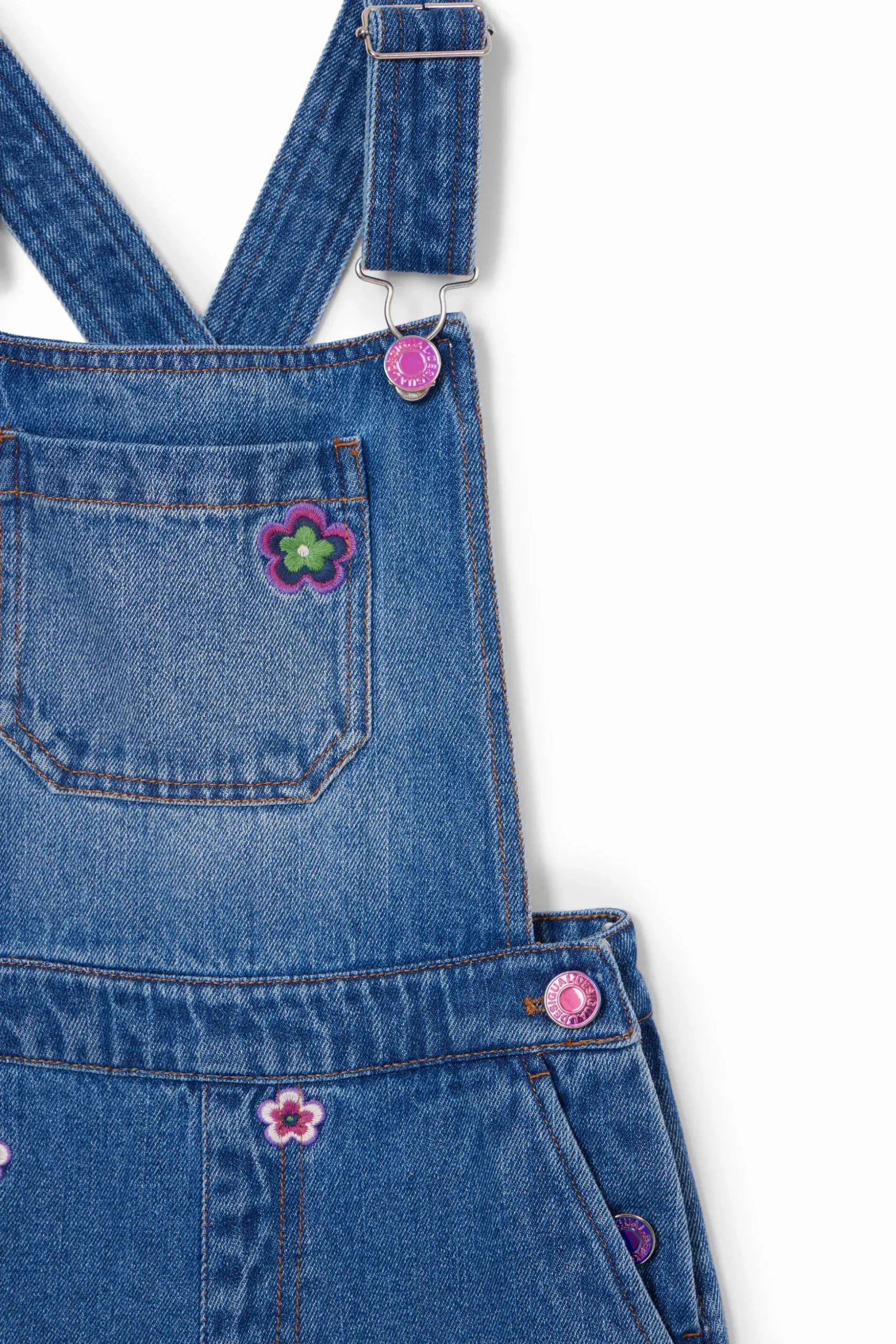 Long floral overalls