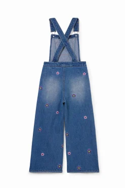 Long floral overalls