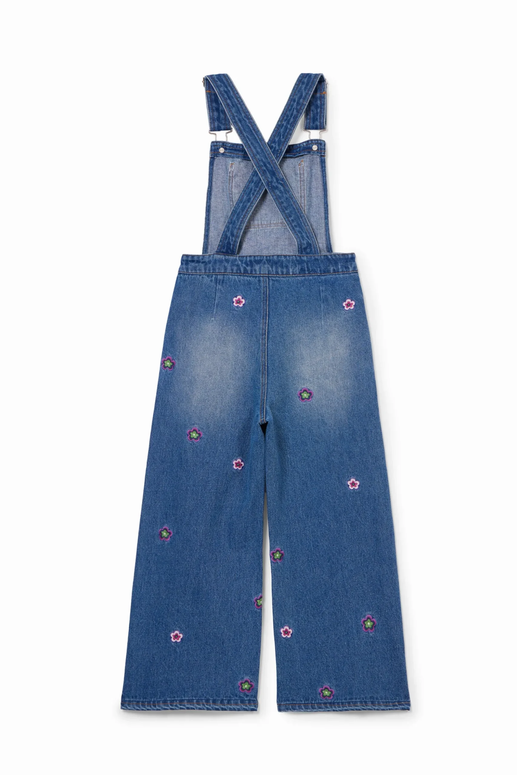 Long floral overalls
