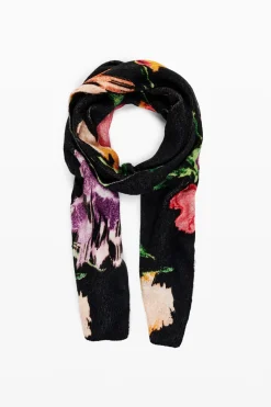 Long floral scarf