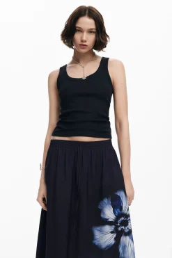 Long floral skirt