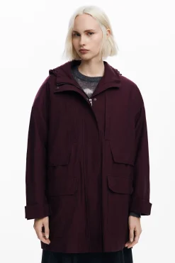 Long jacket with patches