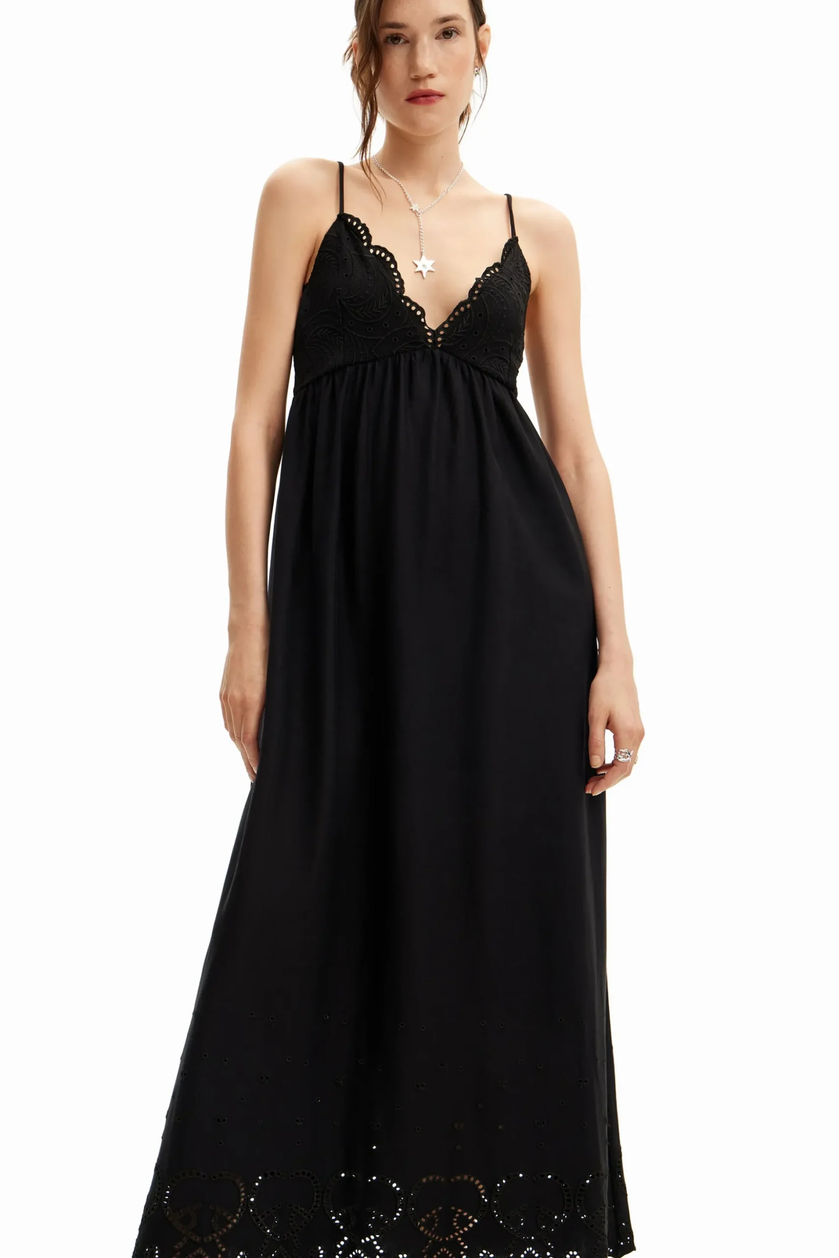 Long lace dress