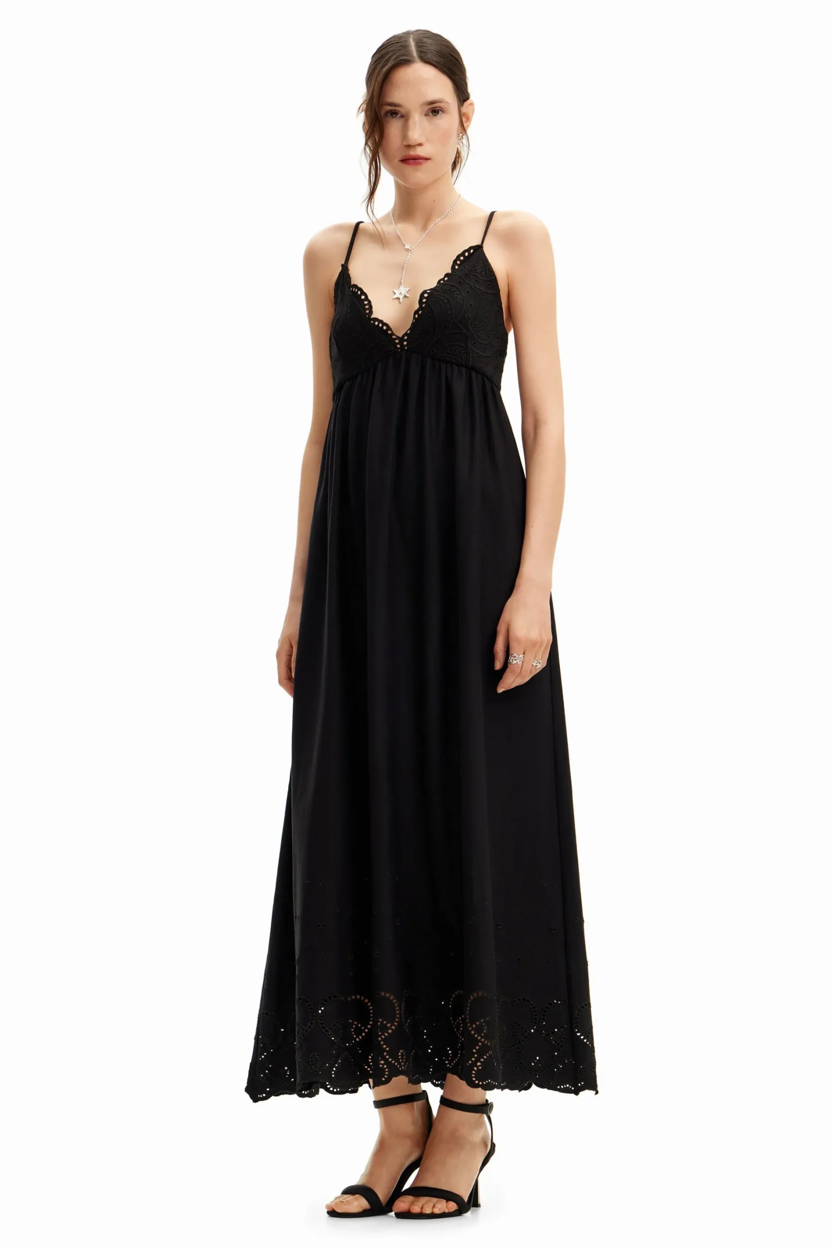 Long lace dress