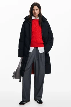 Long padded coat