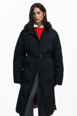 Long padded coat