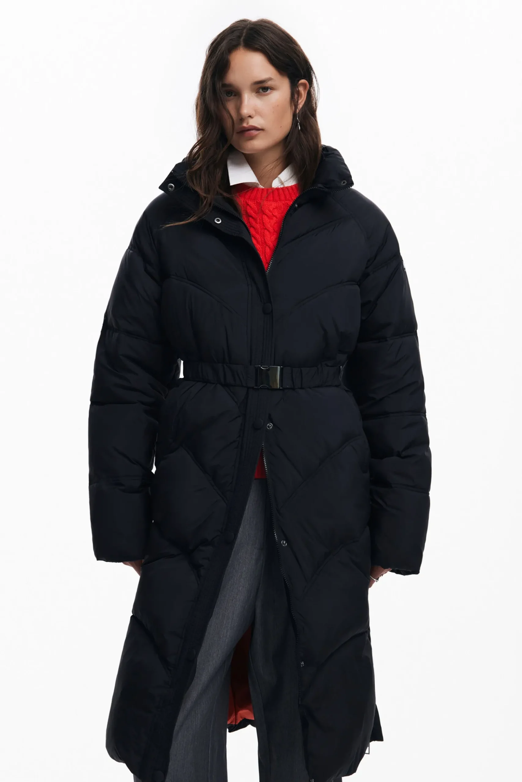 Long padded coat