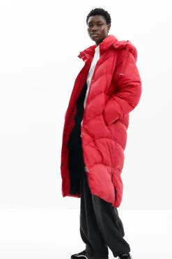 Long padded coat