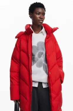 Long padded coat