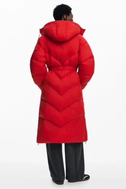 Long padded coat