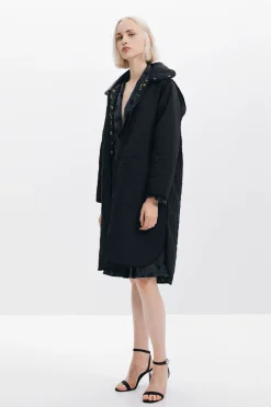 Long padded coat