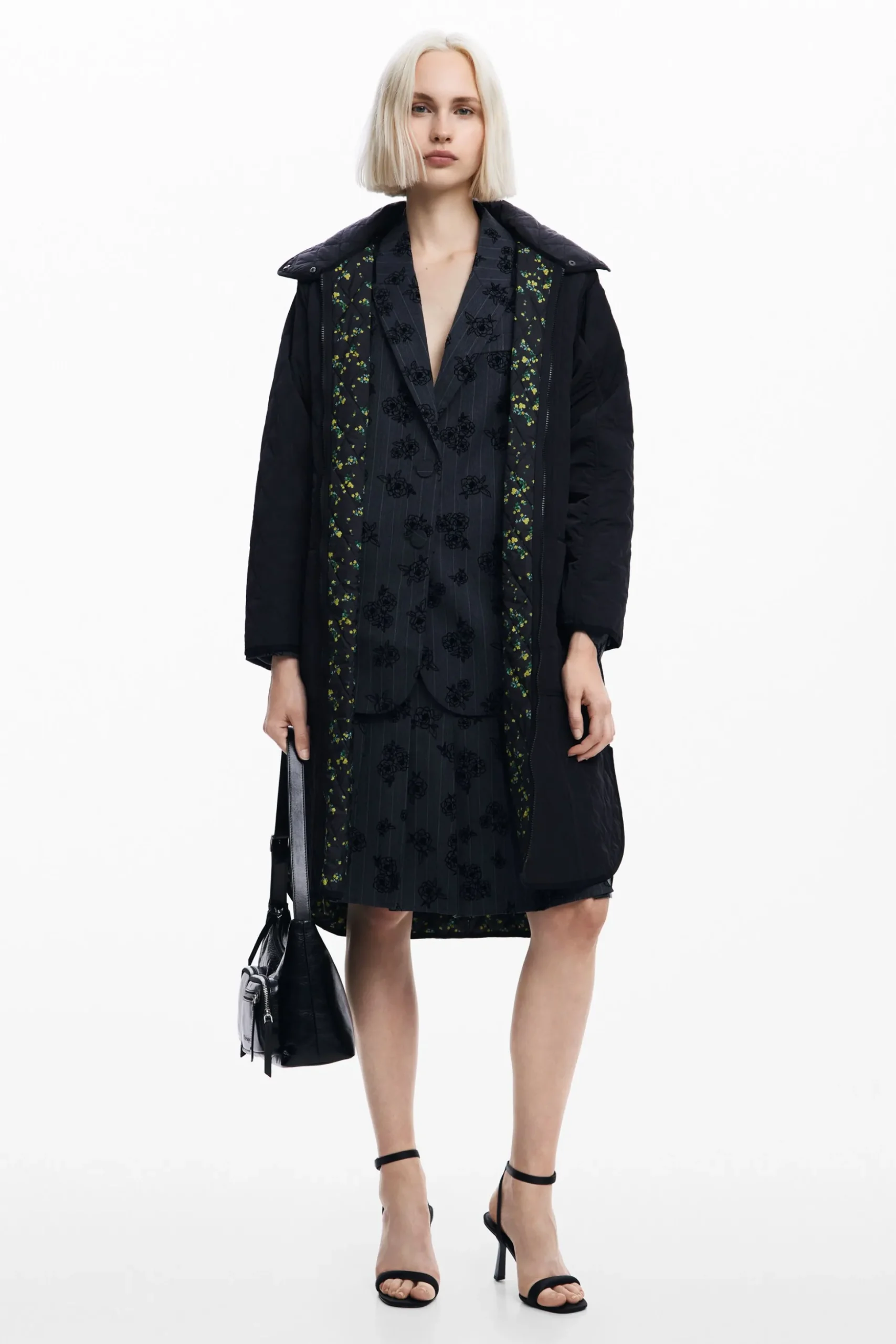 Long padded coat