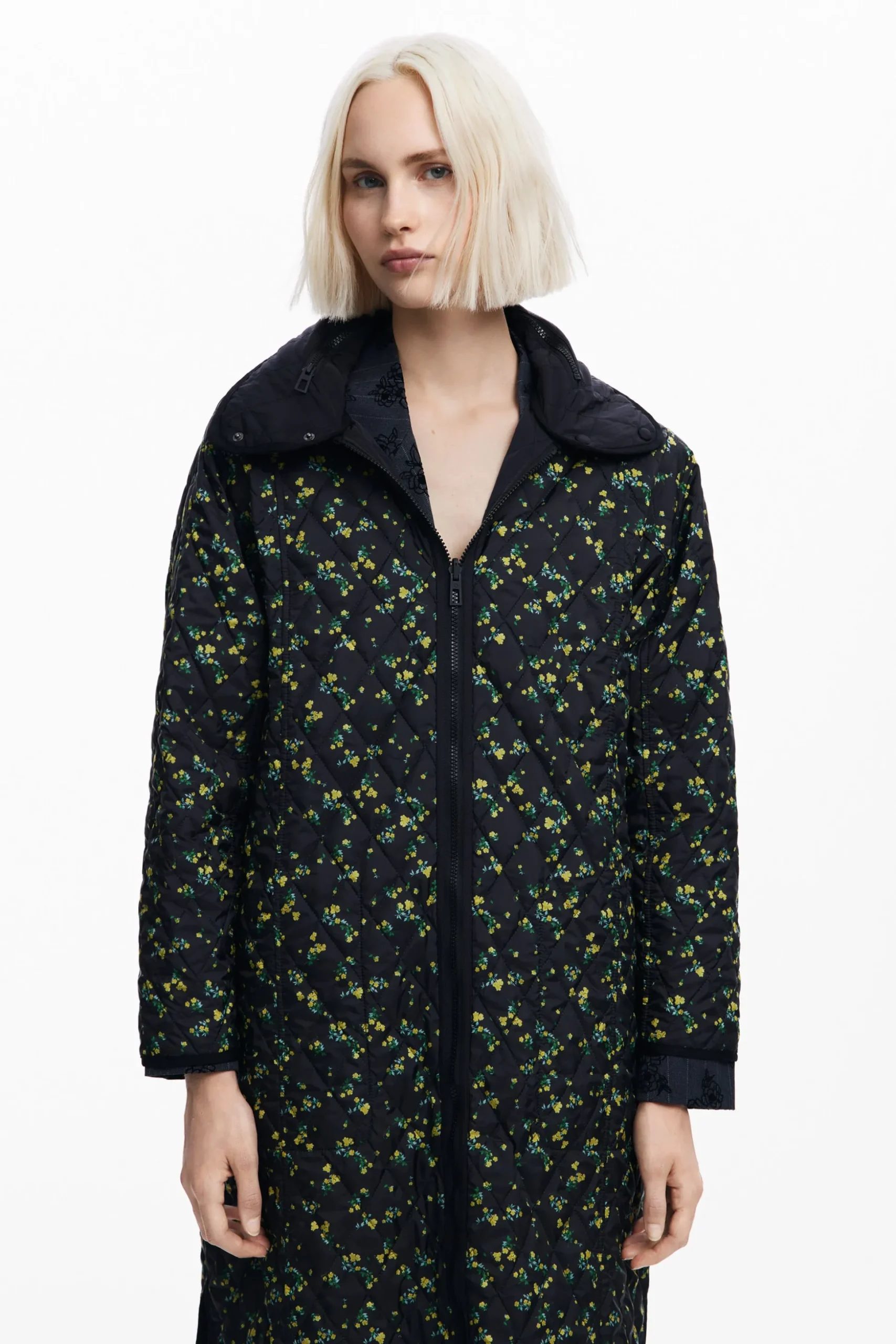 Long padded coat