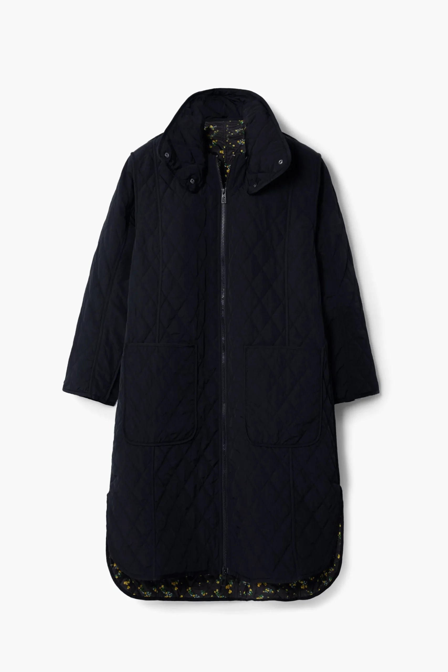 Long padded coat