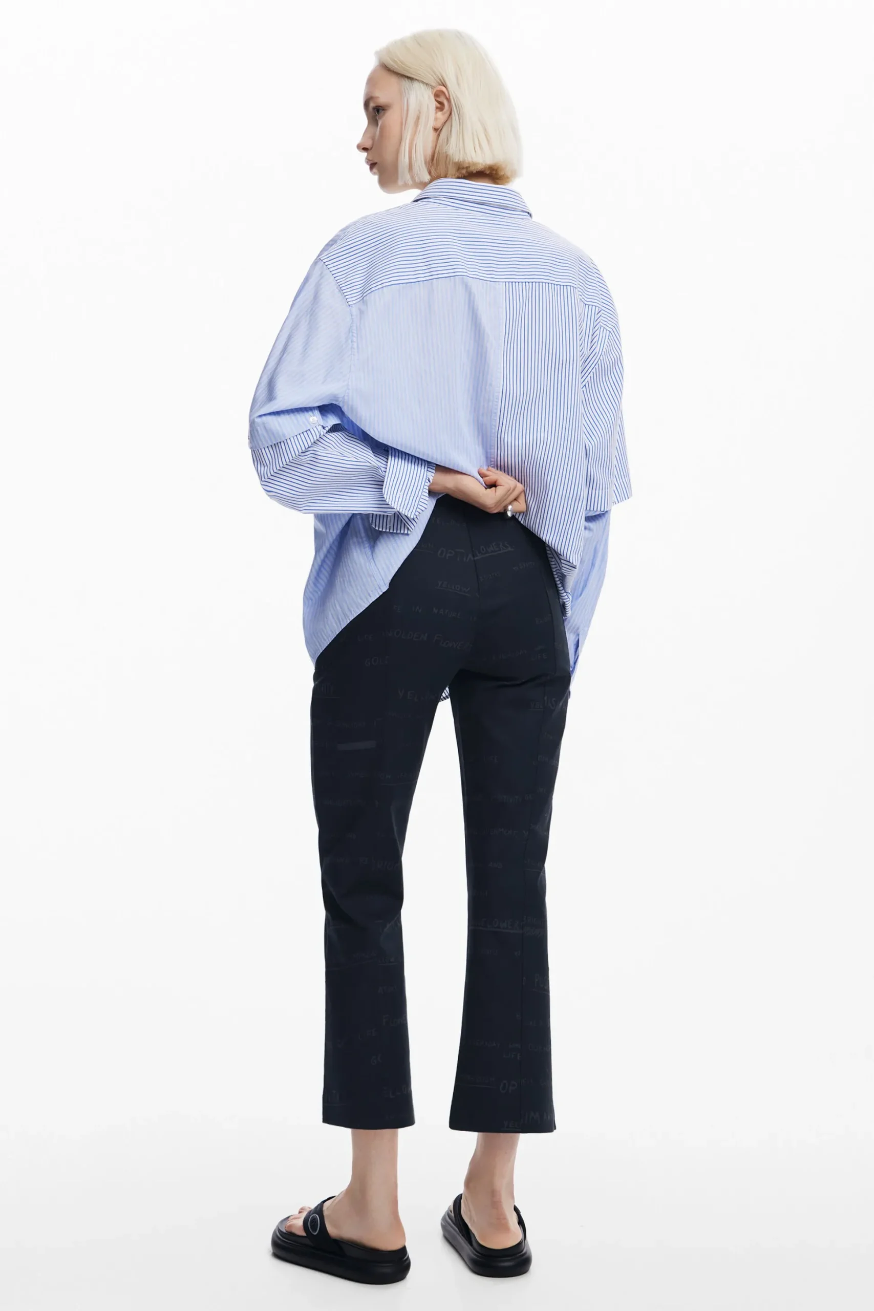 Long pants with phrases