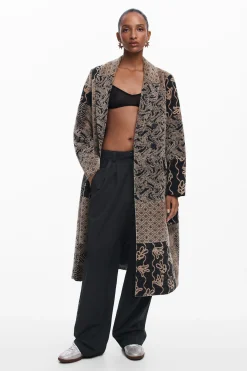 Long patch coat
