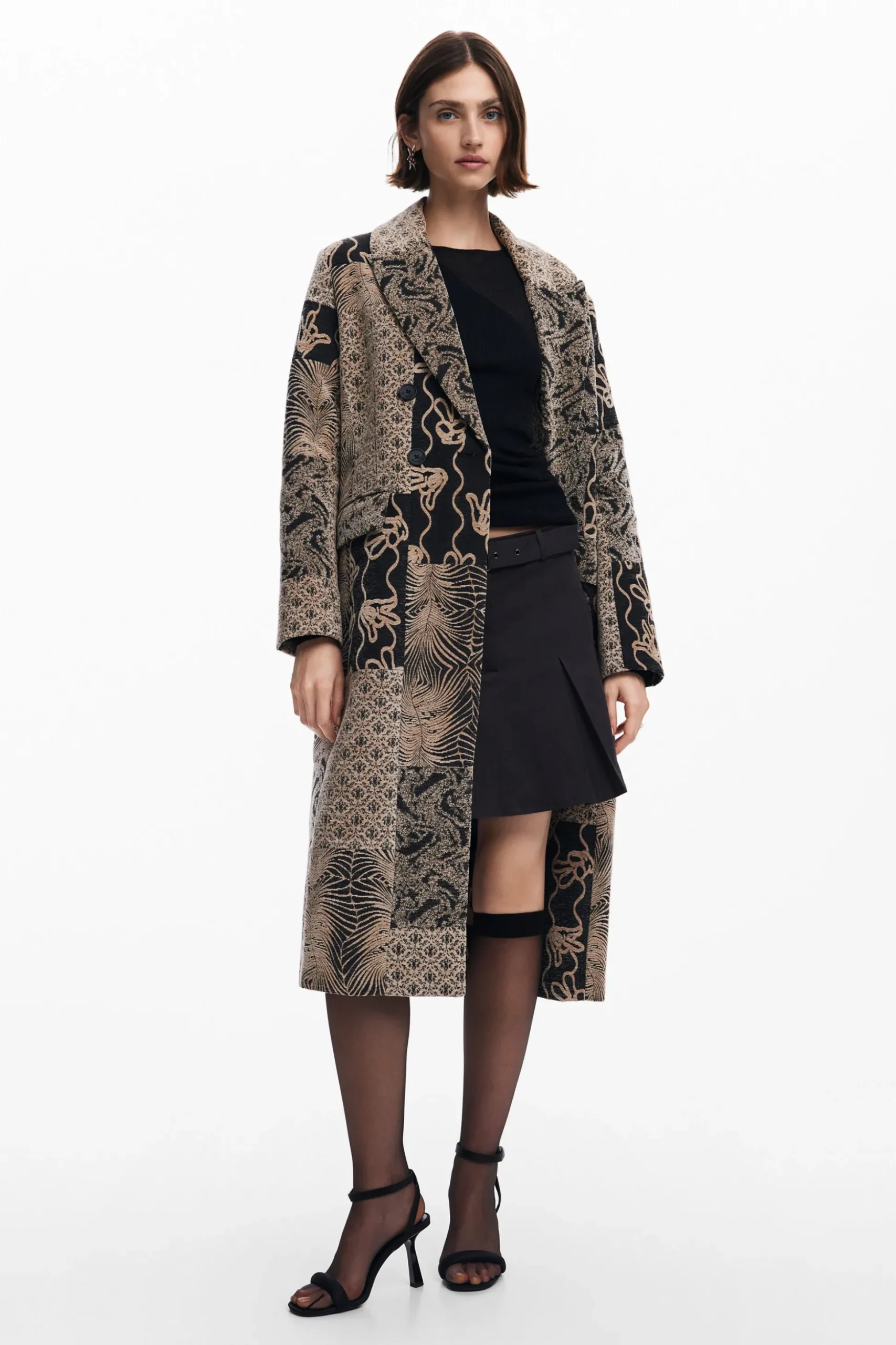 Long patch coat