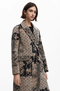 Long patch coat