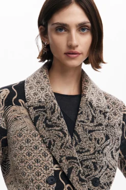 Long patch coat