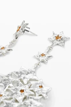 Long star formation earrings Zalio