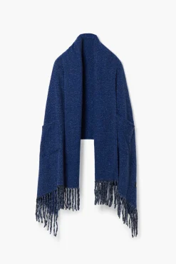 Long two-tone scarf