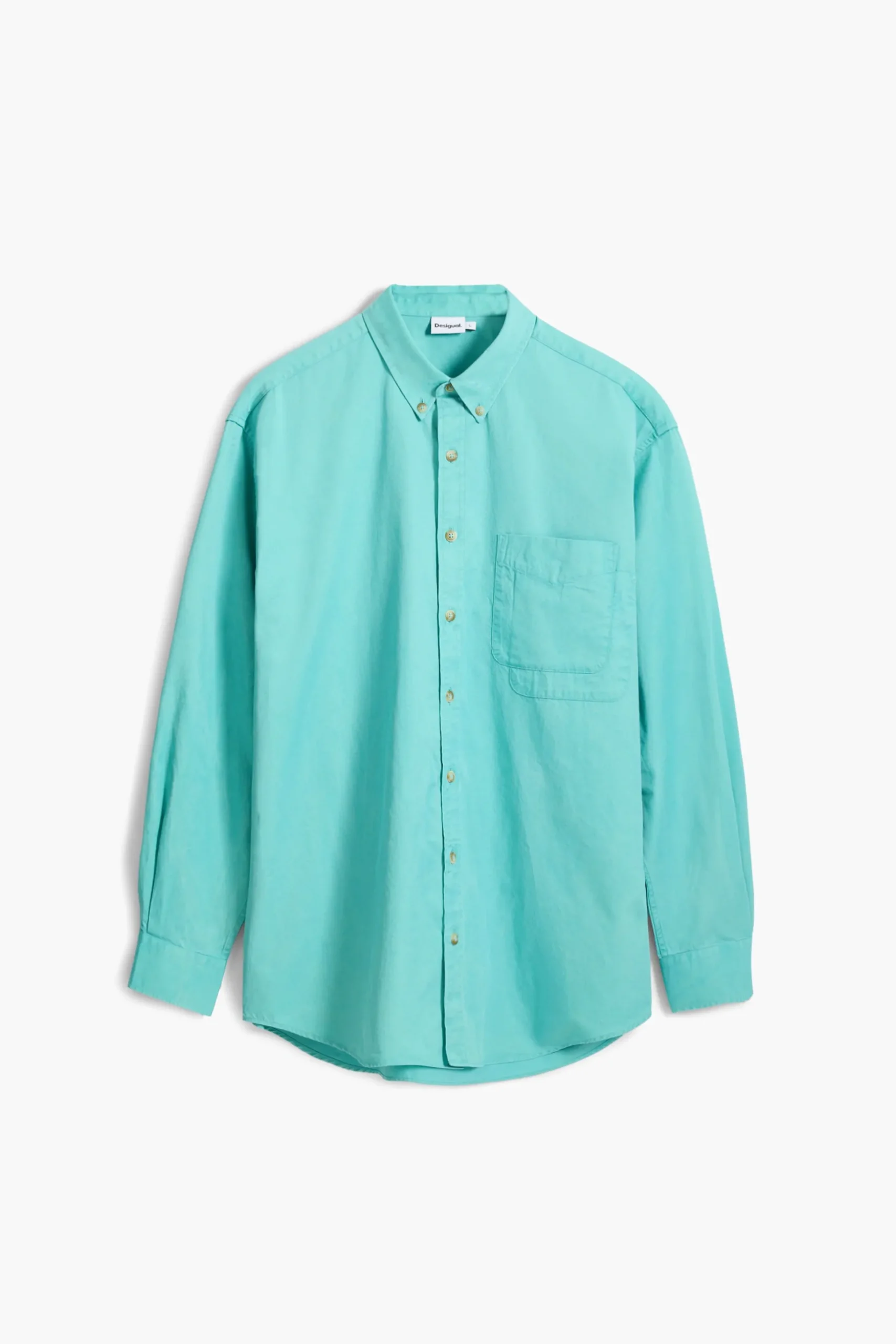 Long-sleeve cotton shirt