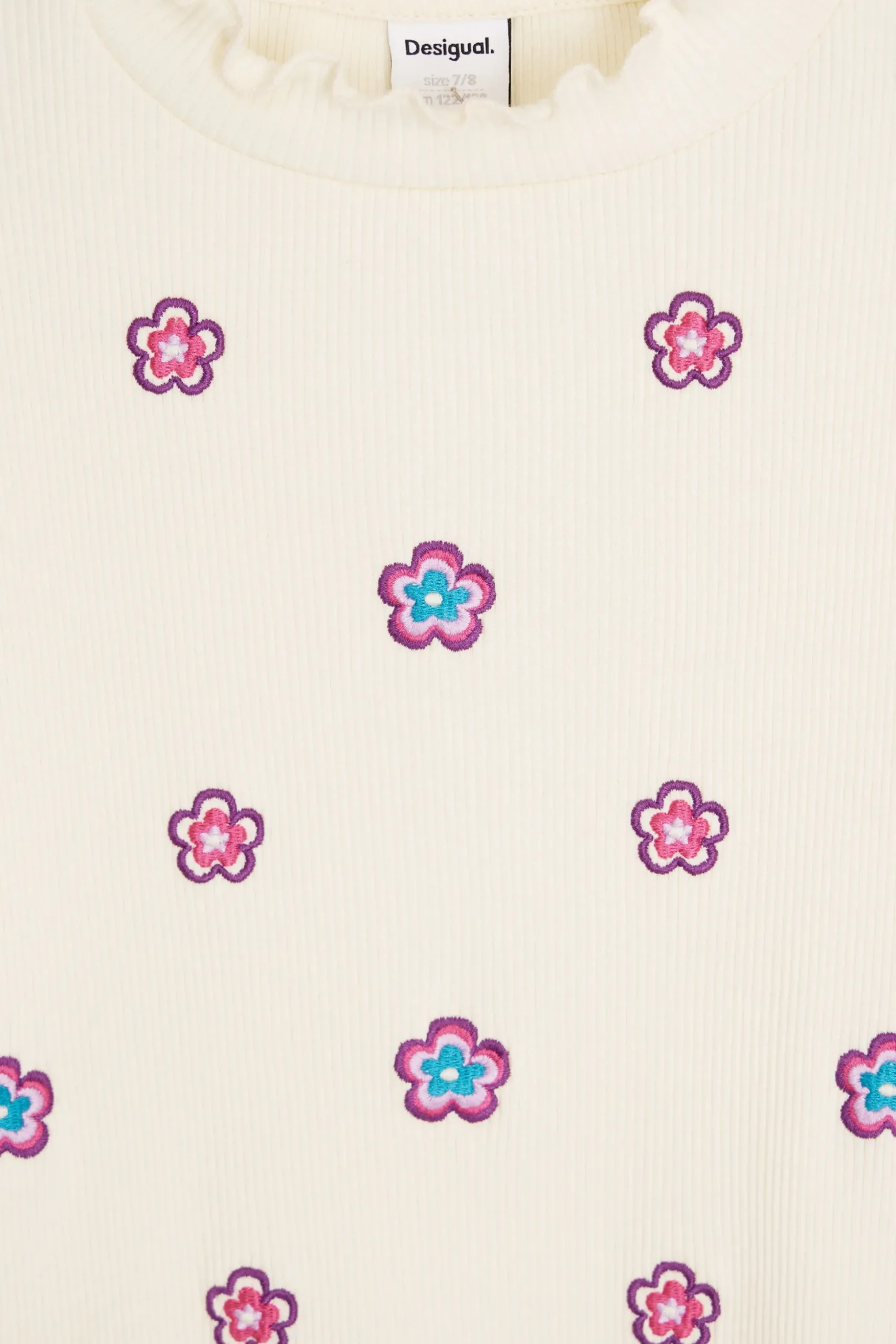 Long-sleeve floral T-shirt