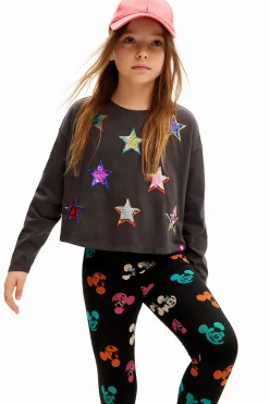 Long-sleeve star T-shirt