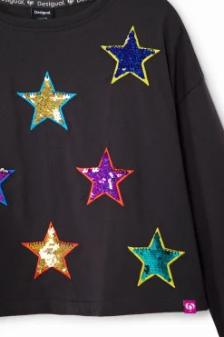 Long-sleeve star T-shirt