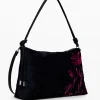 M bag with flowers
