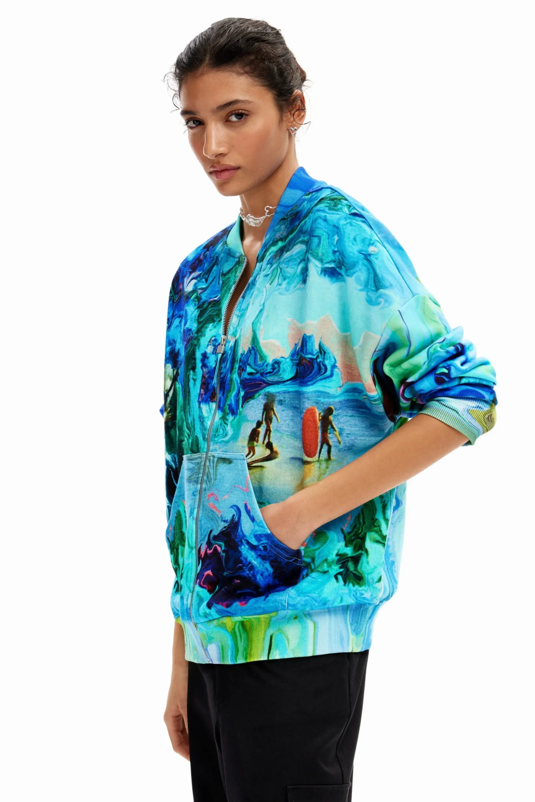 M. Christian Lacroix arty sweatshirt