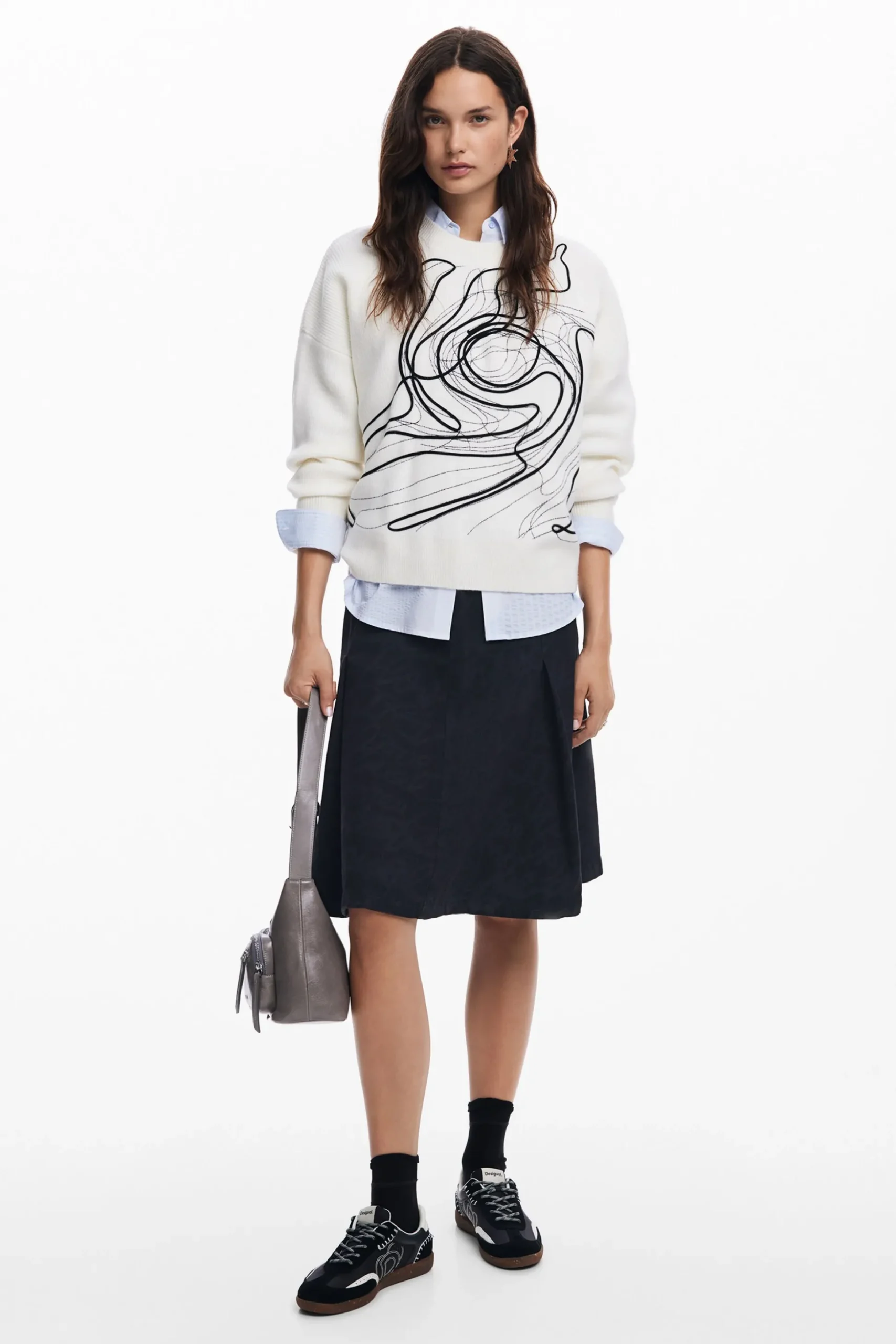 M. Christian Lacroix brushstroke sweater