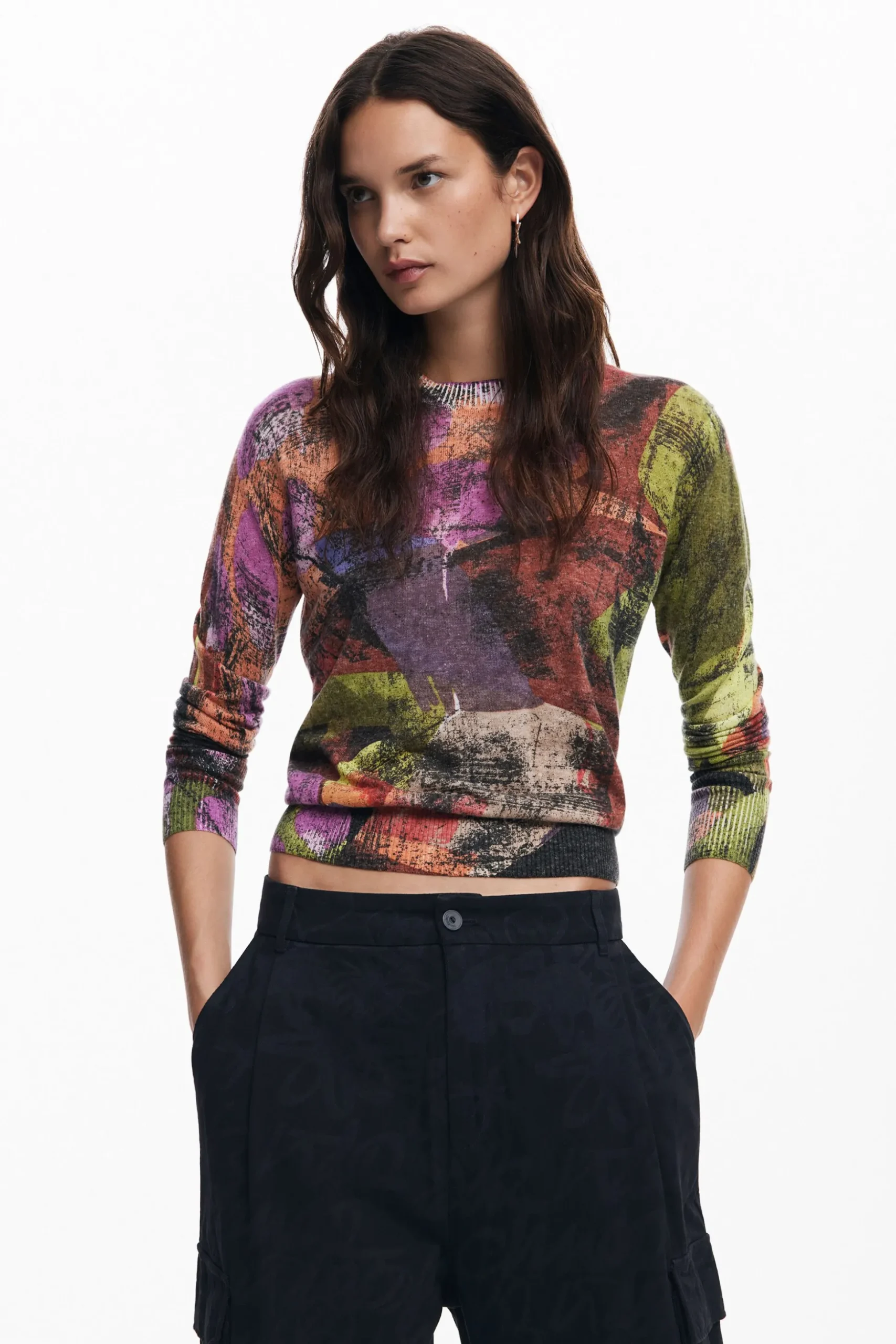 M. Christian Lacroix printed cargo pants
