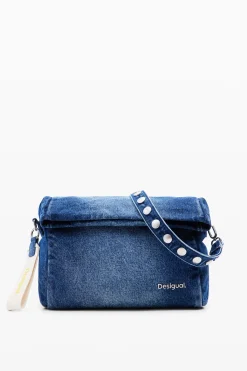 M denim crossbody bag