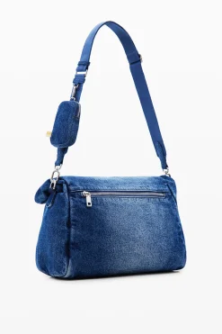 M denim crossbody bag