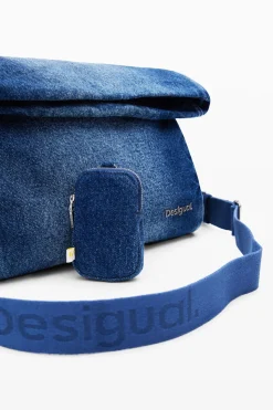 M denim crossbody bag