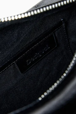 M leather pockets bag