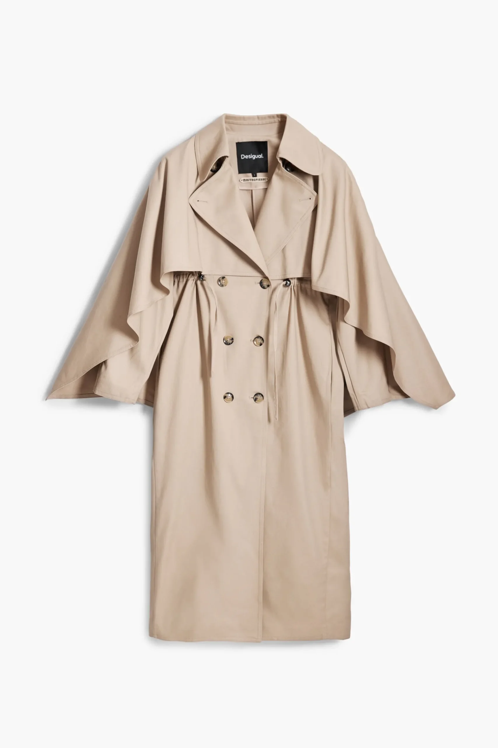 Maitrepierre batwing sleeve trench coat