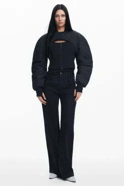 Maitrepierre corset-style bomber jacket