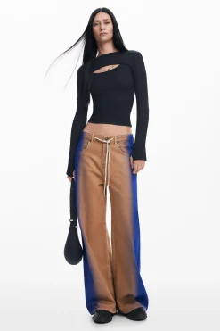 Maitrepierre cutout neckline T-shirt
