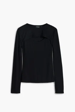 Maitrepierre cutout neckline T-shirt