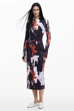 Maitrepierre Printed Midi Dress