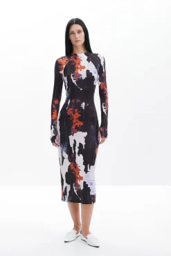 Maitrepierre Printed Midi Dress
