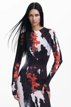 Maitrepierre Printed Midi Dress