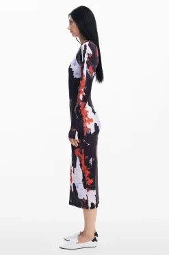 Maitrepierre Printed Midi Dress