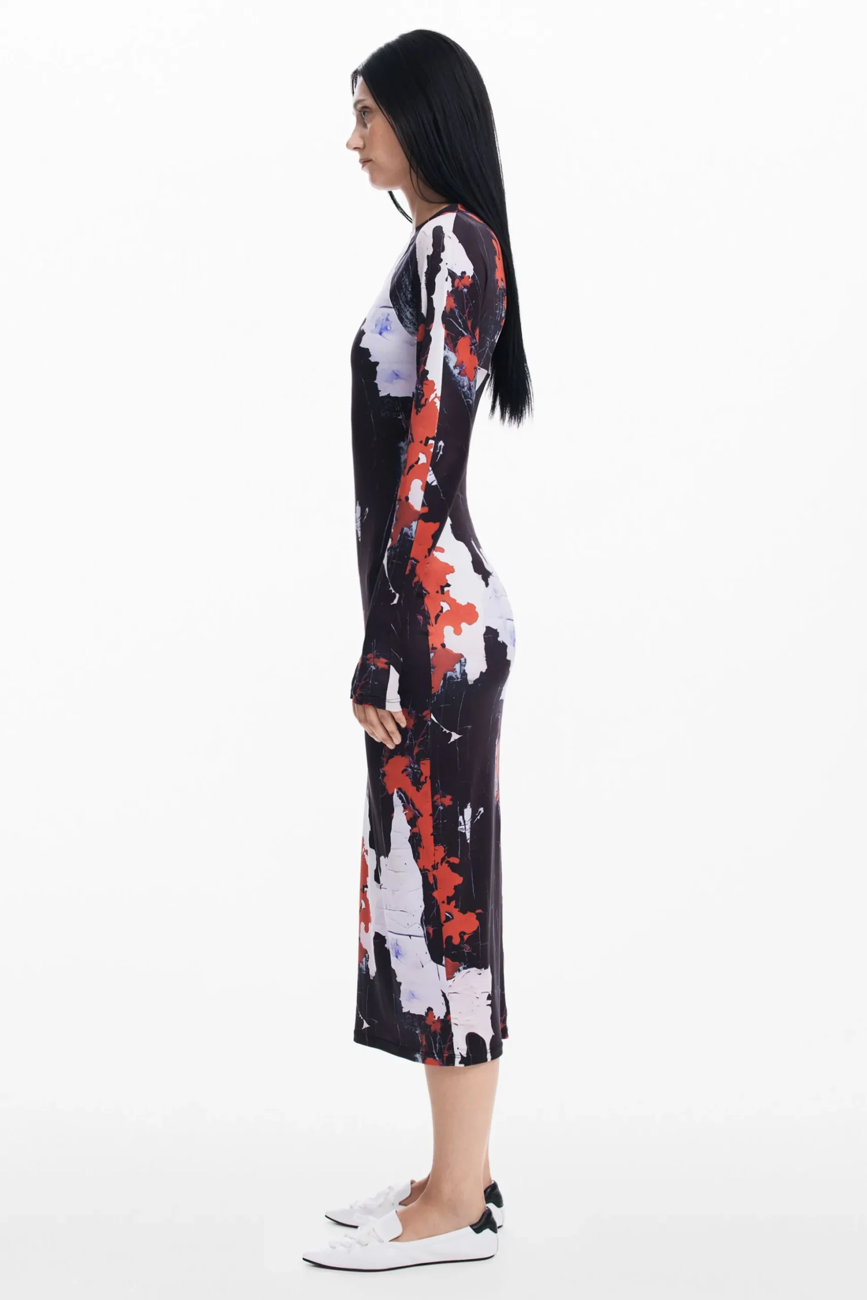 Maitrepierre Printed Midi Dress