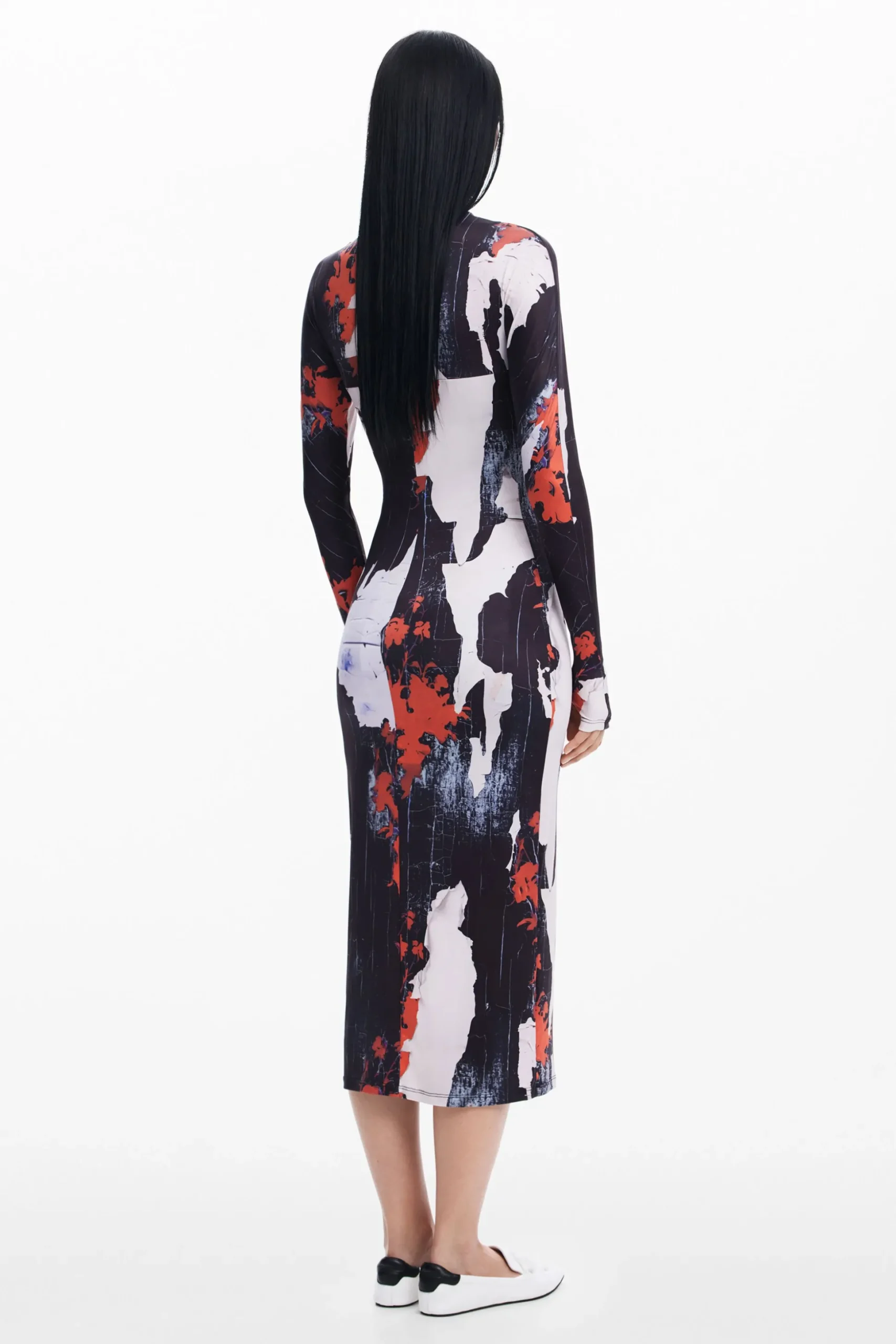 Maitrepierre Printed Midi Dress