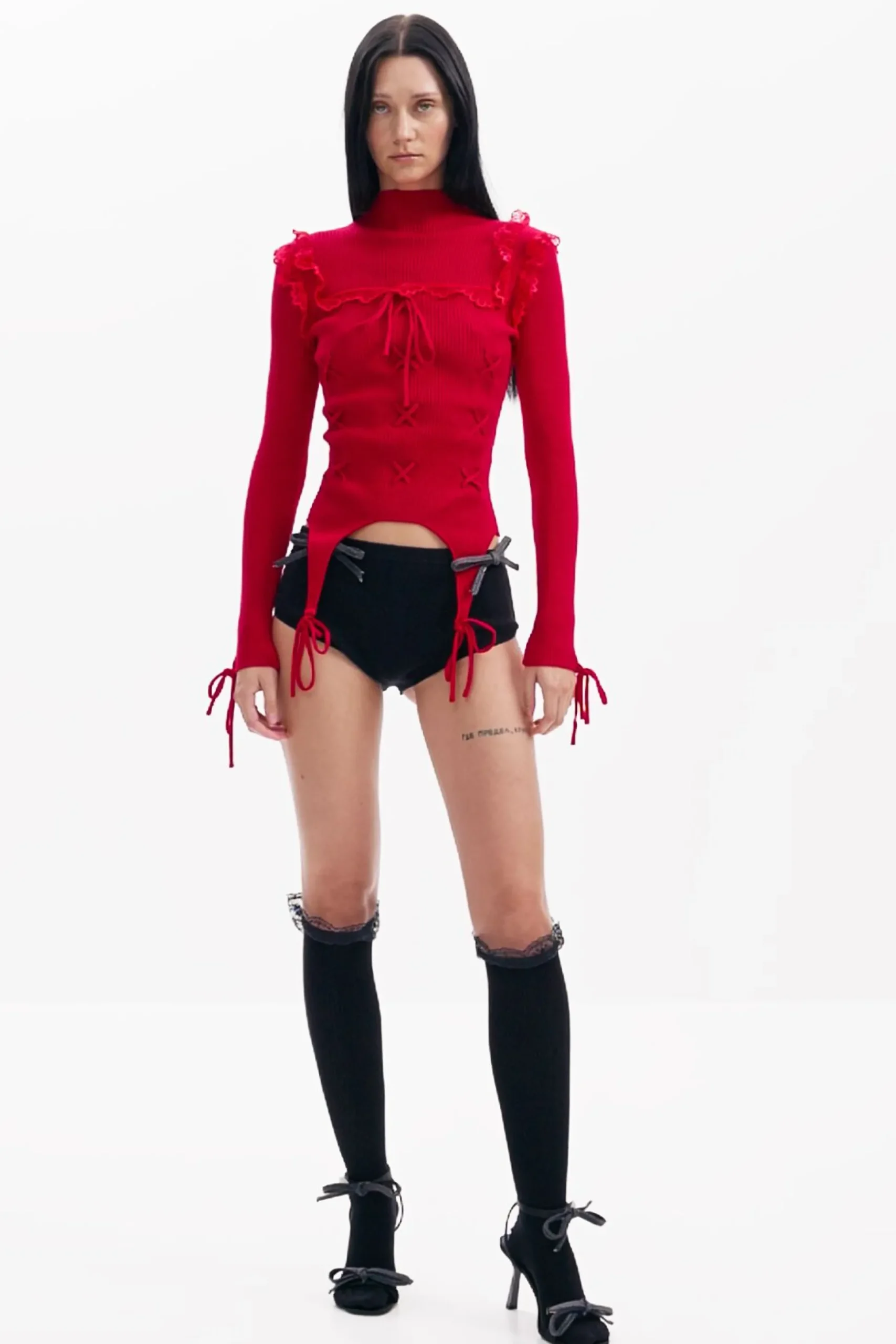 María Escoté bow sweater