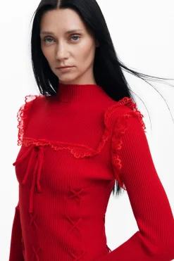 María Escoté bow sweater