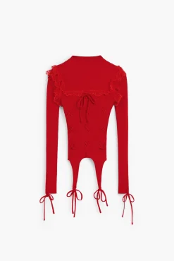 María Escoté bow sweater